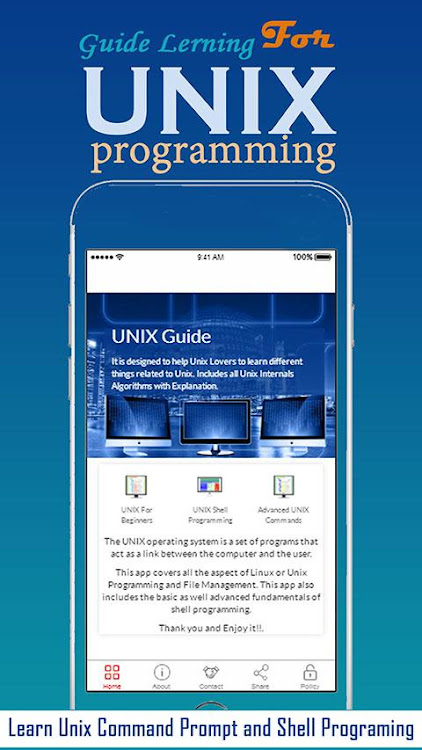 Learn for Unix Command Prompt - 3.18 - (Android)