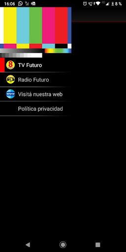 Android application RTV Futuro screenshort