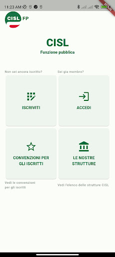 Android application CISL Funzione Pubblica screenshort