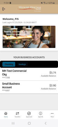 MHBank2Go Business Screen 3