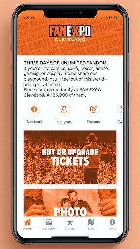 Android application FAN EXPO Cleveland screenshort