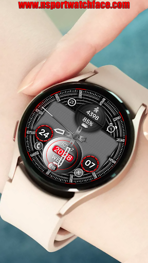 N-SPORT364 HybirdRed WatchFace screenshot 6