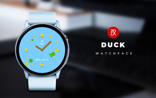 Android application Duck Watch Face screenshort