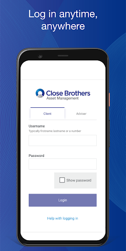 Android application Close Brothers screenshort