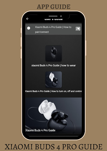 Xiaomi Buds 4 Pro | guide Screen 3