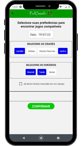 FutConecta Screen 2