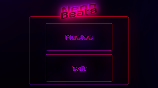 Neon Beats | Musical AMOLED Game Screenshot