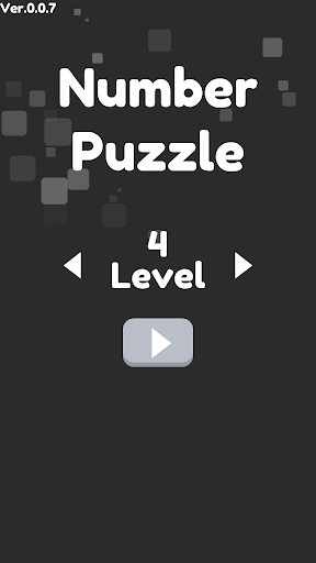 Android application Number Puzzle screenshort