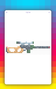How to draw pixel weapons. Step by step lessons 1.2.5 APK screenshots 11