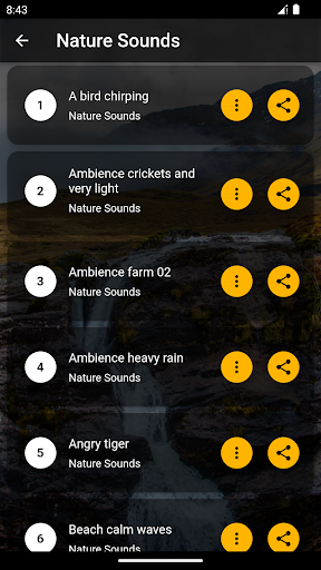 Nature Ringtones Screen 2