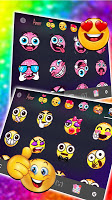 screenshot of Glitter Rainbow Theme
