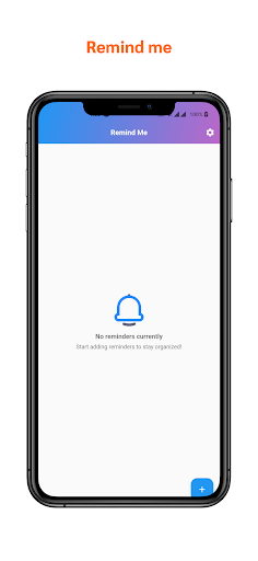 Android application Remind Me screenshort