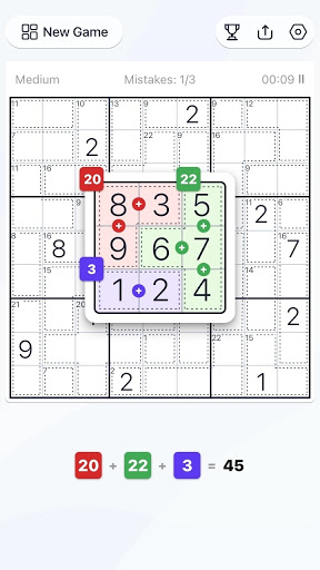 Killer Sudoku - Free Sudoku Puzzle, Brain Games 1.12.1 screenshots 2