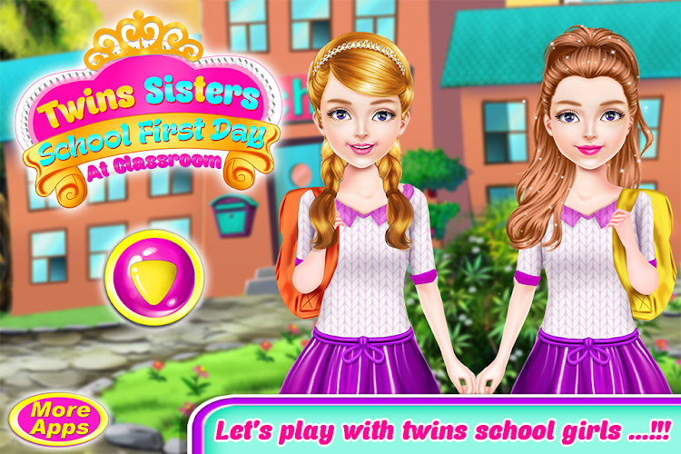 Twins Sisters Girls School Day - 1.0.20 - (Android)