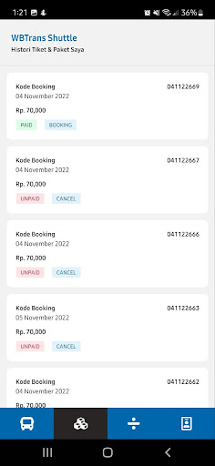 WBTrans Shuttle Screen 3