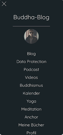 Buddha-Blog Screen 2