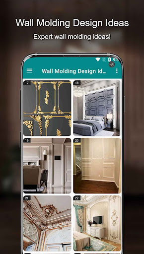 Android application Wall Molding Design Ideas screenshort