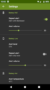 Charger Alert (Akkuzustand) Screenshot