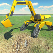 Futuristic Excavator Construction Simulator Games