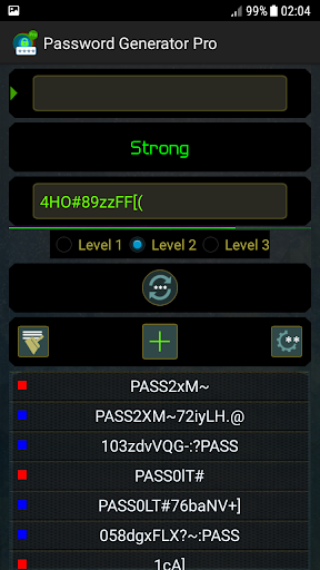 Strong Password Generator Screen 2