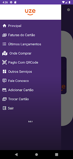 Uze Cartões Screen 3