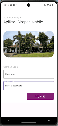 Android application Simpeg di Kota Kediri screenshort
