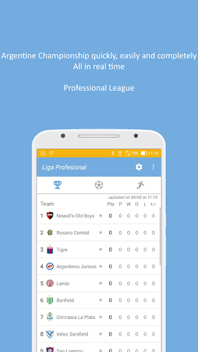 Android application Liga Profesional 2024 screenshort