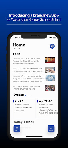 Android application Wessington Springs Schools, SD screenshort
