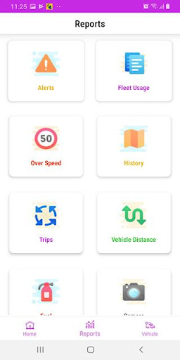 Android application Phoneix AIS 140 VTS screenshort