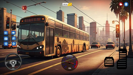 教練巴士駕駛巴士遊戲 3d