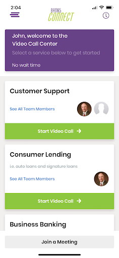 Bank5 Connect Video Banking Screen 3