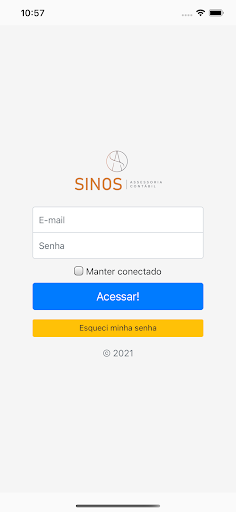 Android application Sinos Contabilidade screenshort