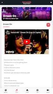 Songs & Music: Aerosmith