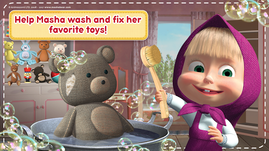 Masha and the Bear: House Cleaning Games for Girls  Screenshots 6
