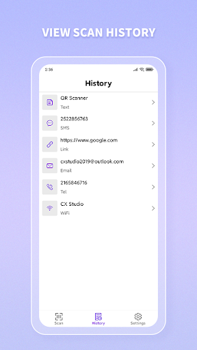 QR Code Reader: QR Scanner Screen 2
