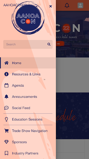AAHOACON22 Event App Screen 2