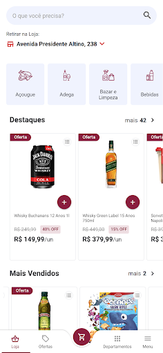 Android application Supermercado Jaguare screenshort