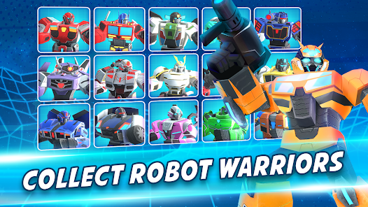 Captura de Pantalla 2 Hero Robot 3D:Corre y Batalla android