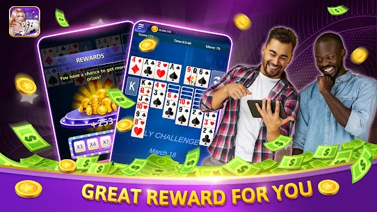 Solitaire Night：Beauty Card game Apk Mod for Android [Unlimited Coins/Gems] 2