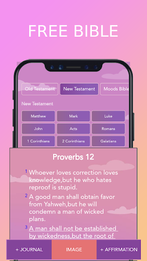 Screenshot of Daily Affirmations Bible Study