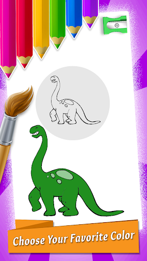 Dinosaurs Coloring Book Screenshot