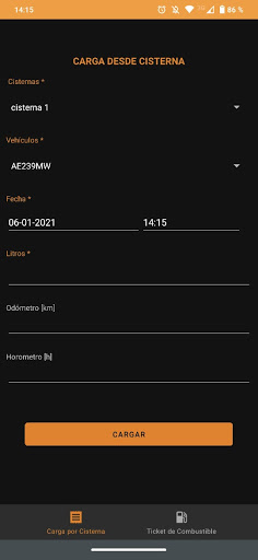 Alltrack - Combustibles Screen 2