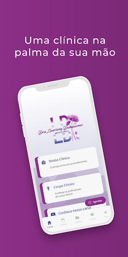 Android application Dra. Lauriany Damasceno screenshort