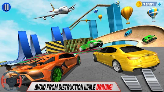 Mega Ramp Car Racing Stunts 3D