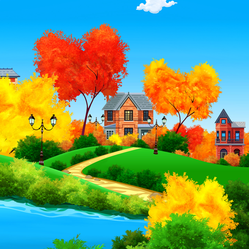 Sunny Autumn Day Live Wallpape logo