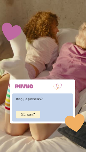 Android application Pinvo - soru sor, yanıtla screenshort