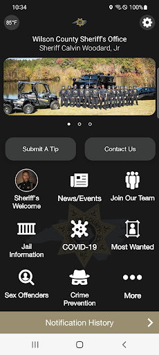 Android application Wilson County Sheriff NC screenshort