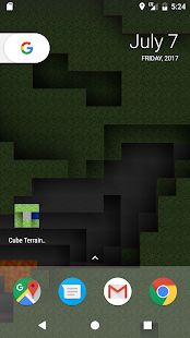 Cube Terrain 3D Live Wallpaper Screenshot