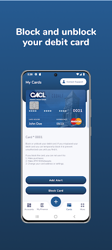 CACL Federal Credit Union Screen 3
