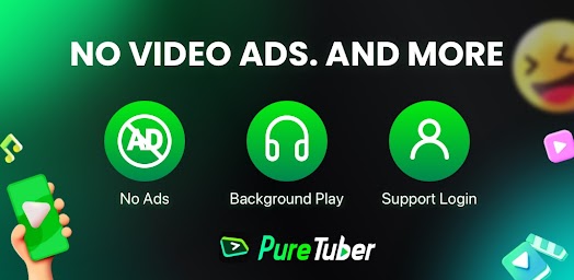Pure Tuber:No Video Ads Player